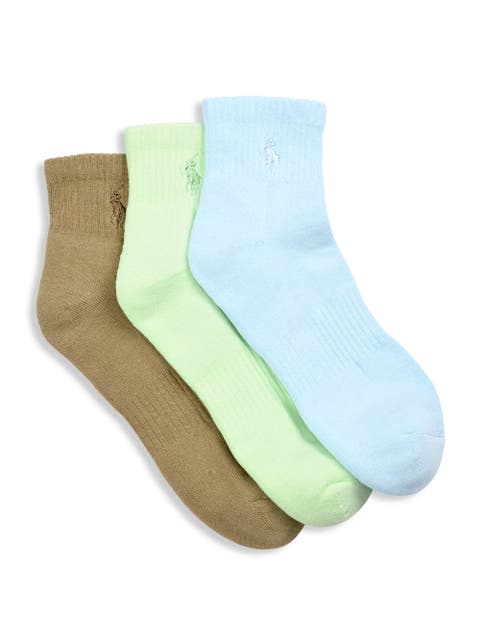 Big & Tall 3-pk Classic 1/4-Top Socks