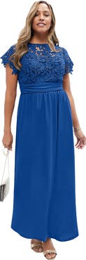 Jessica London Lace Maxi Dress