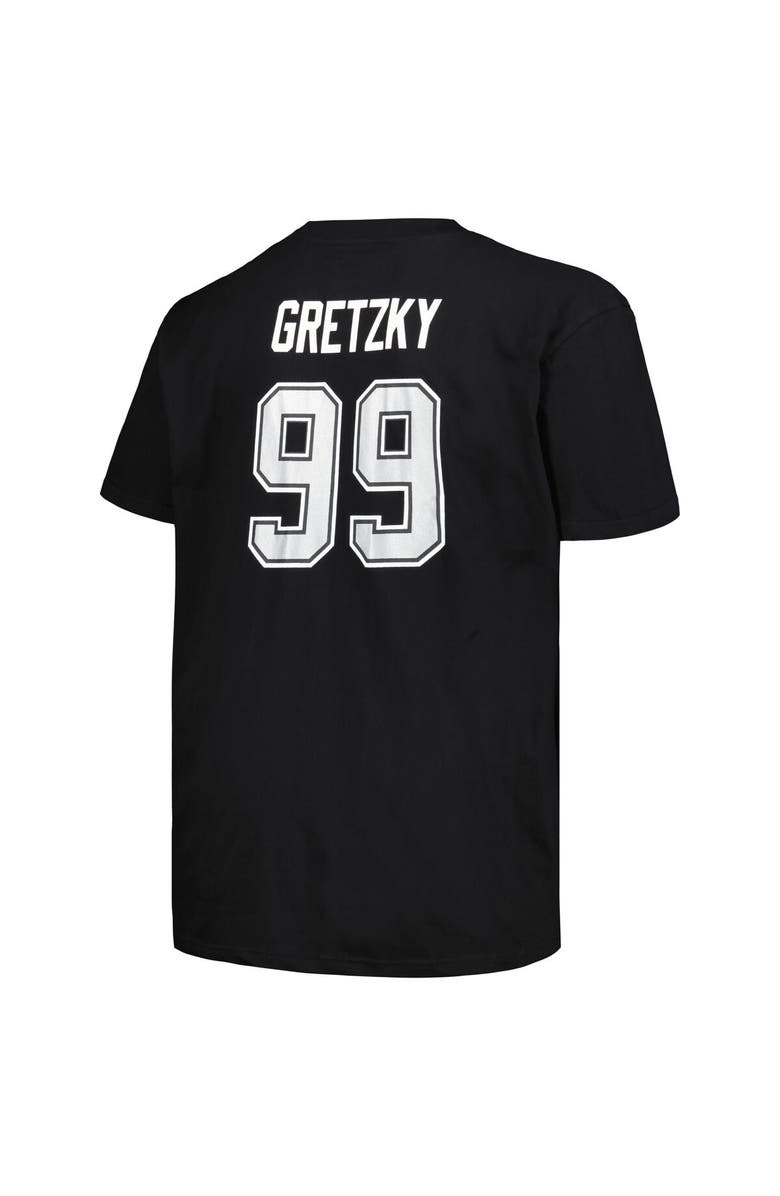 PROFILE Men's Profile Wayne Gretzky Black Los Angeles Kings Big & Tall Name & Number T-Shirt, Alternate, color, Black