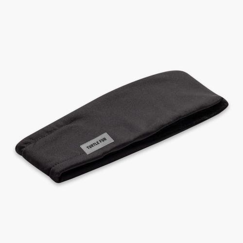Turtle Fur Plush Lined Headband In Black