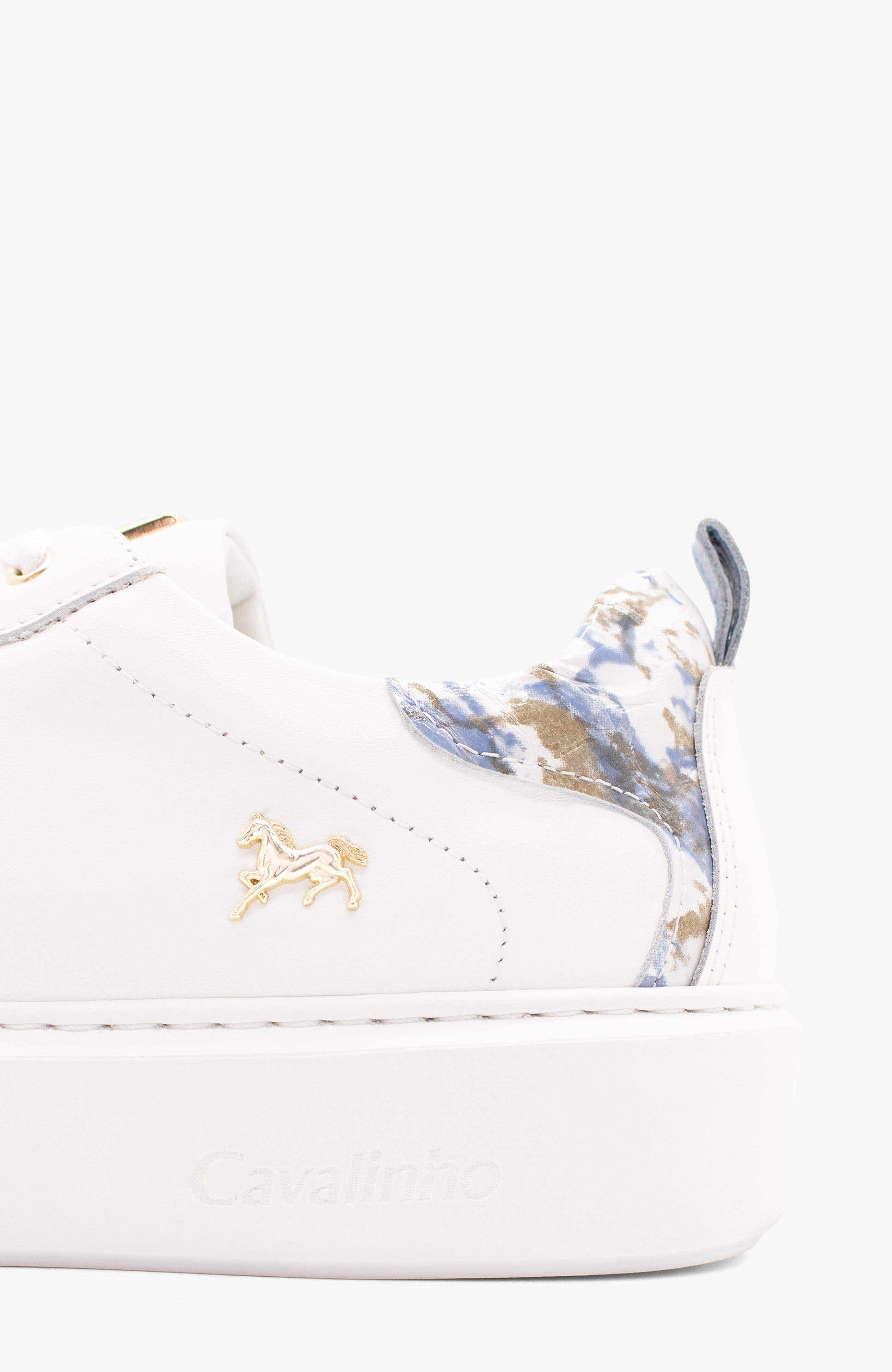 Acqua Bella Leather Sneakers, Alternate, color, Blue / White