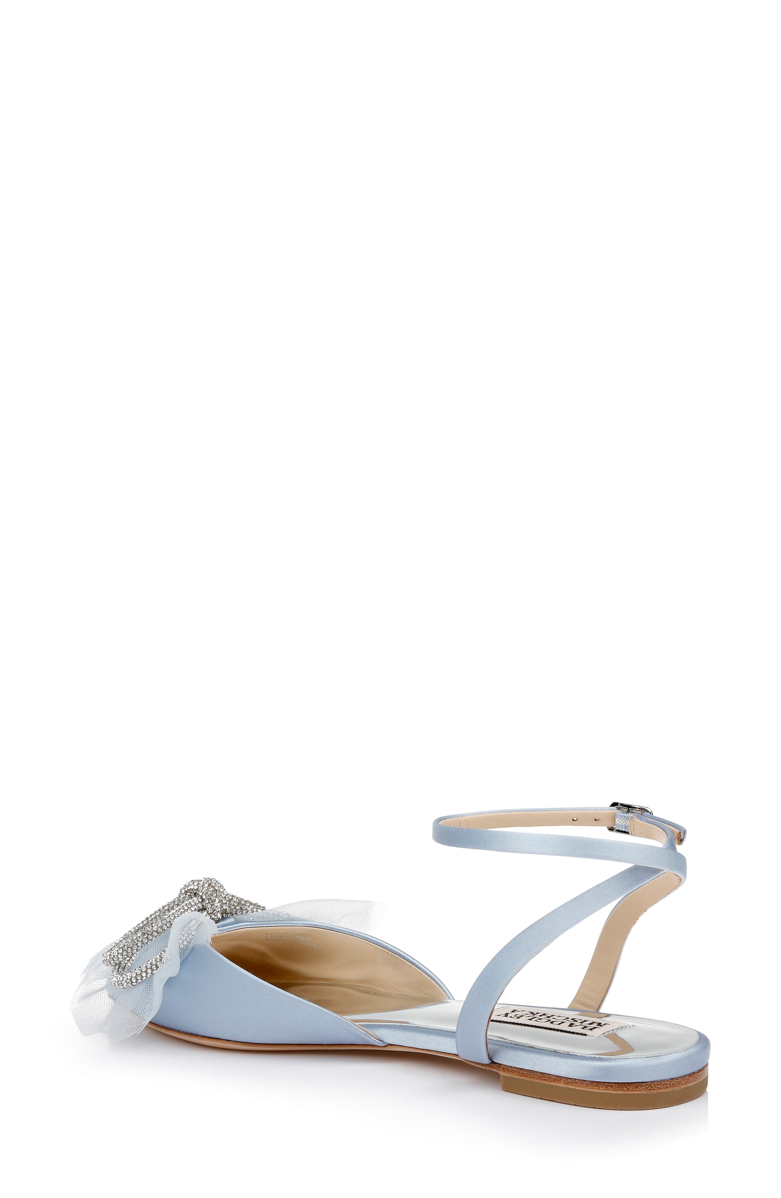 Badgley Mischka Collection Sabina Bow Flat, Alternate, color, 