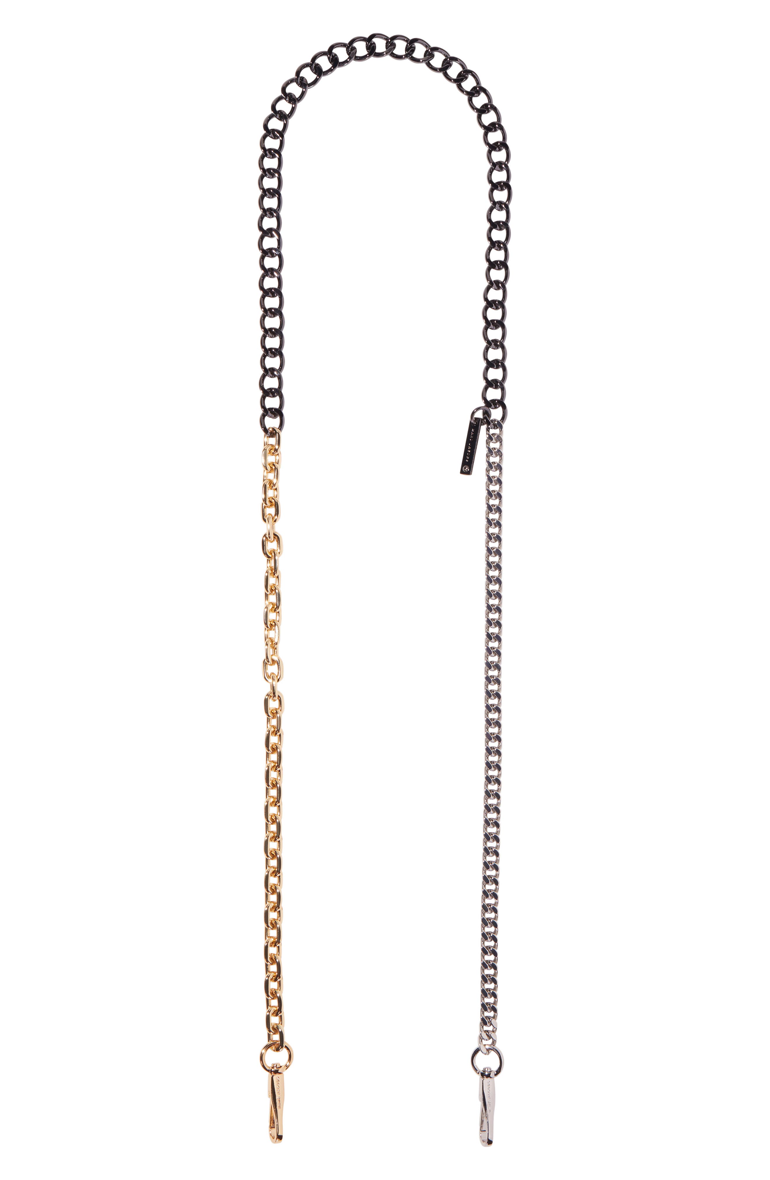 Marc Jacobs Chain Guitar Bag Strap, Main, color, Multi Rust/ Copper