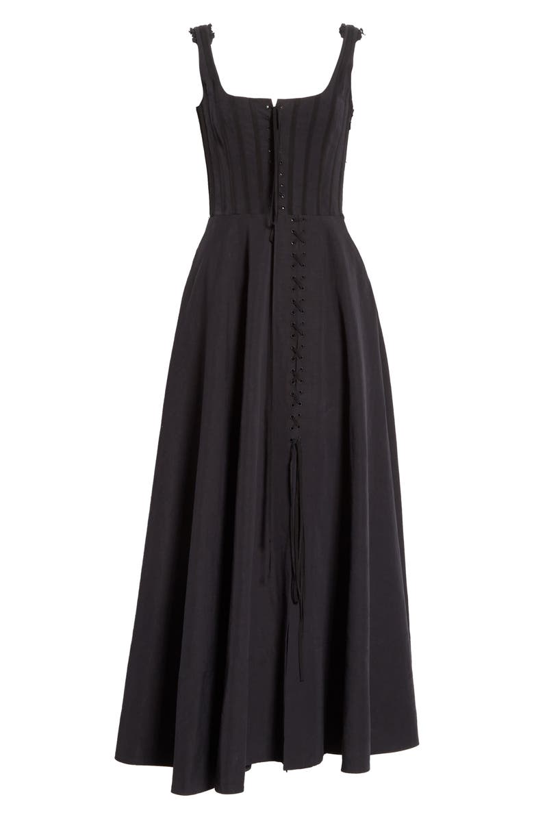 Brock Collection Corset Bodice Maxi Dress, Alternate, color, 