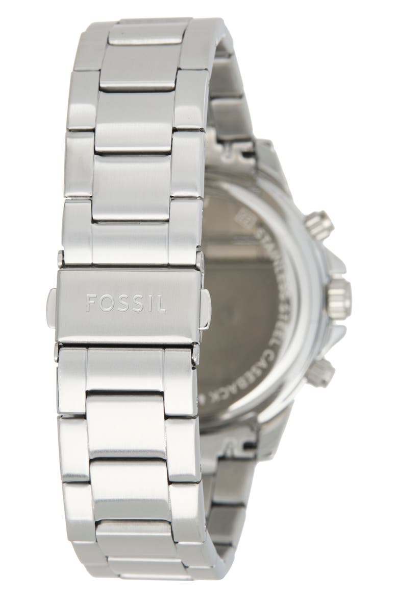 Bannon Multifunction Stainless Steel Watch, Alternate, color, SILVER