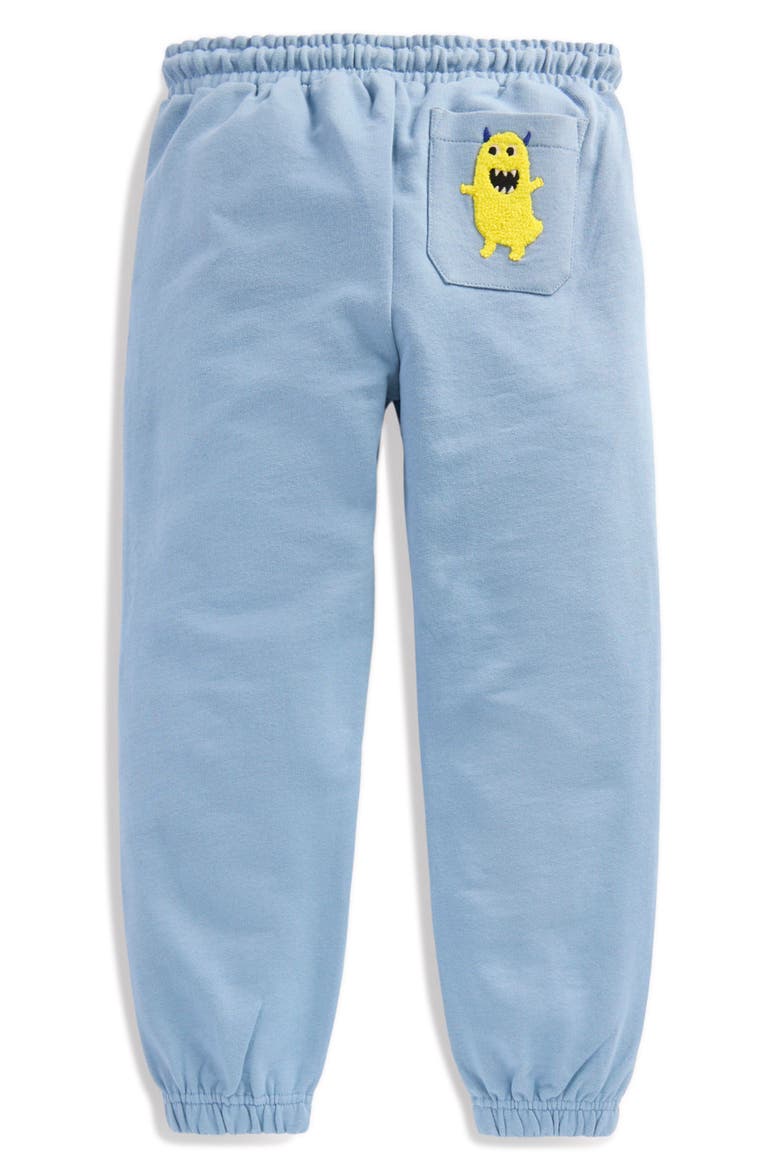 Kids' Fun Cotton Sweatpants, Alternate, color, MONSTER APPLIQUE