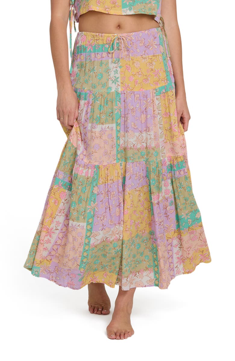 Billabong Just a Girl Maxi Skirt, Main, color, Vintage Violet