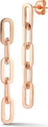 CHLOE AND MADISON Five Link Drop Earrings