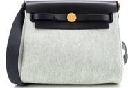 Pre-Owned Hermes Herbag Zip Toile And Leather 20