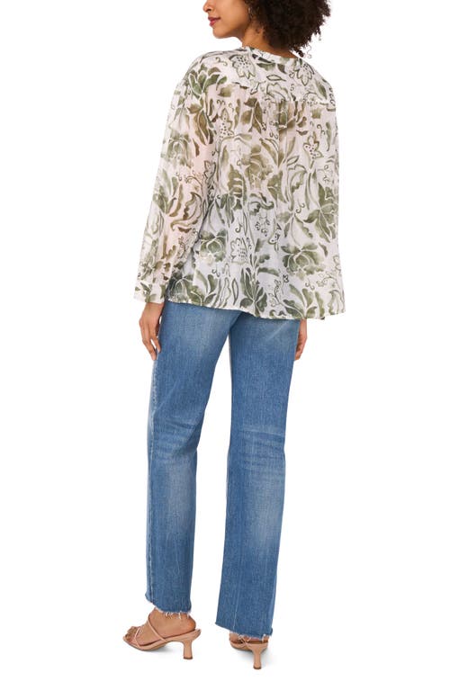 VINCE CAMUTO VINCE CAMUTO OVERSIZE TIE NECK TOP