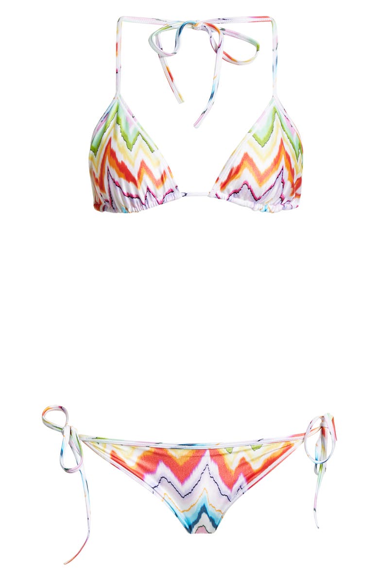 Missoni Zigzag Stripe Two-Piece Swimsuit, Alternate, color, 