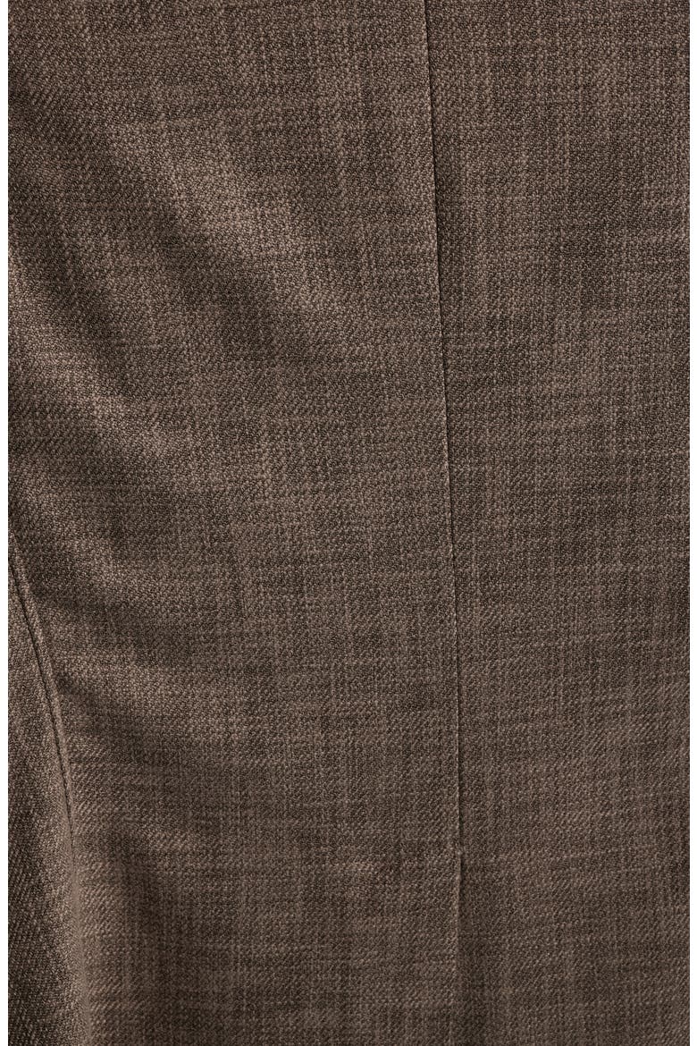 Bruma Trim Fit Light Brown Mélange Cotton & Wool Blend Sport Coat, Alternate, color, LIGHT BROWN