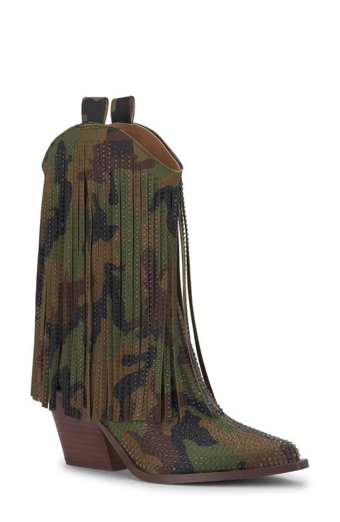 Paredisa Fringe Western Boot