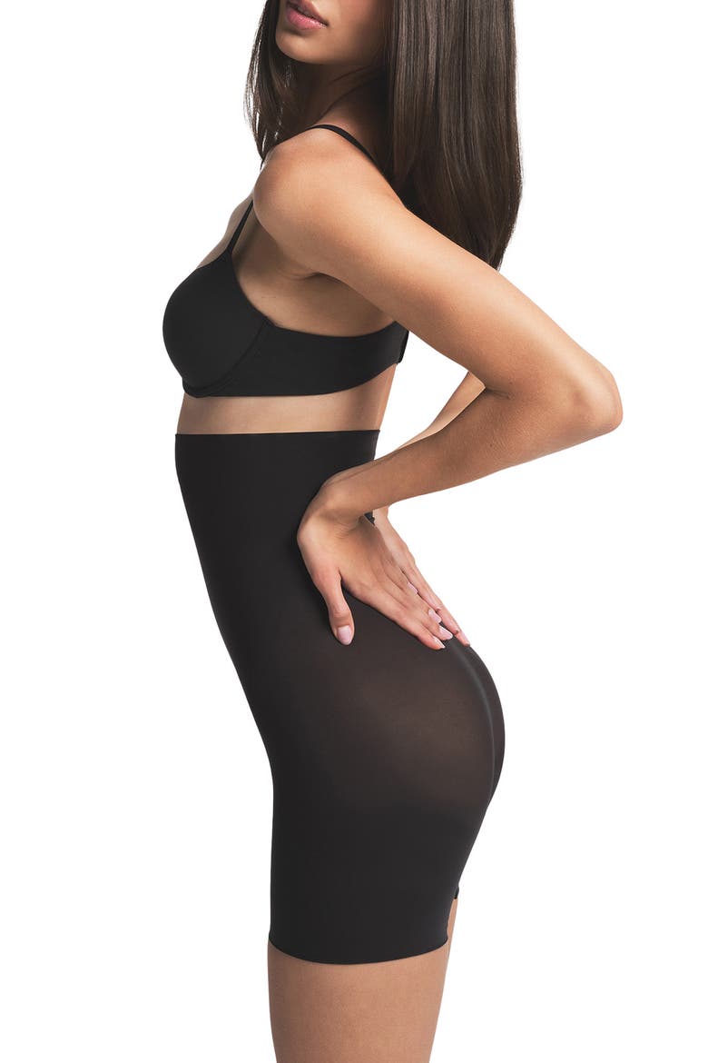 Everyday Sculpt Mid Thigh Shorts, Alternate, color, ONYX