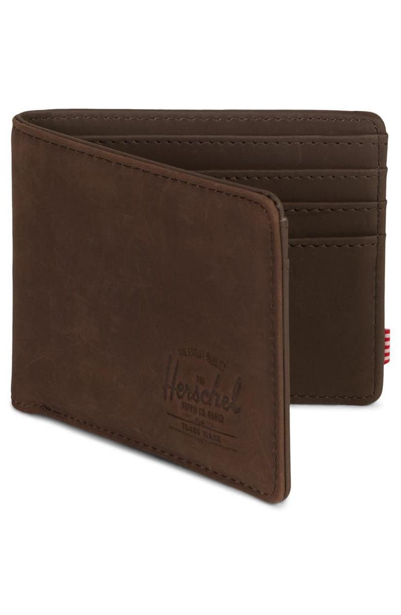 Herschel Supply Co. Hank Leather Wallet, Alternate, color, 