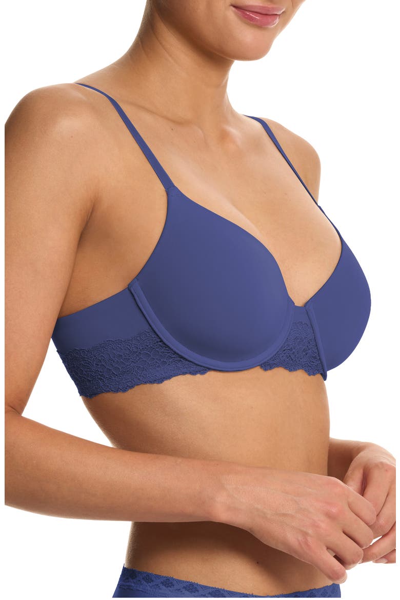 Beyond Perfect Lace Underwire T-Shirt Bra, Alternate, color, INK