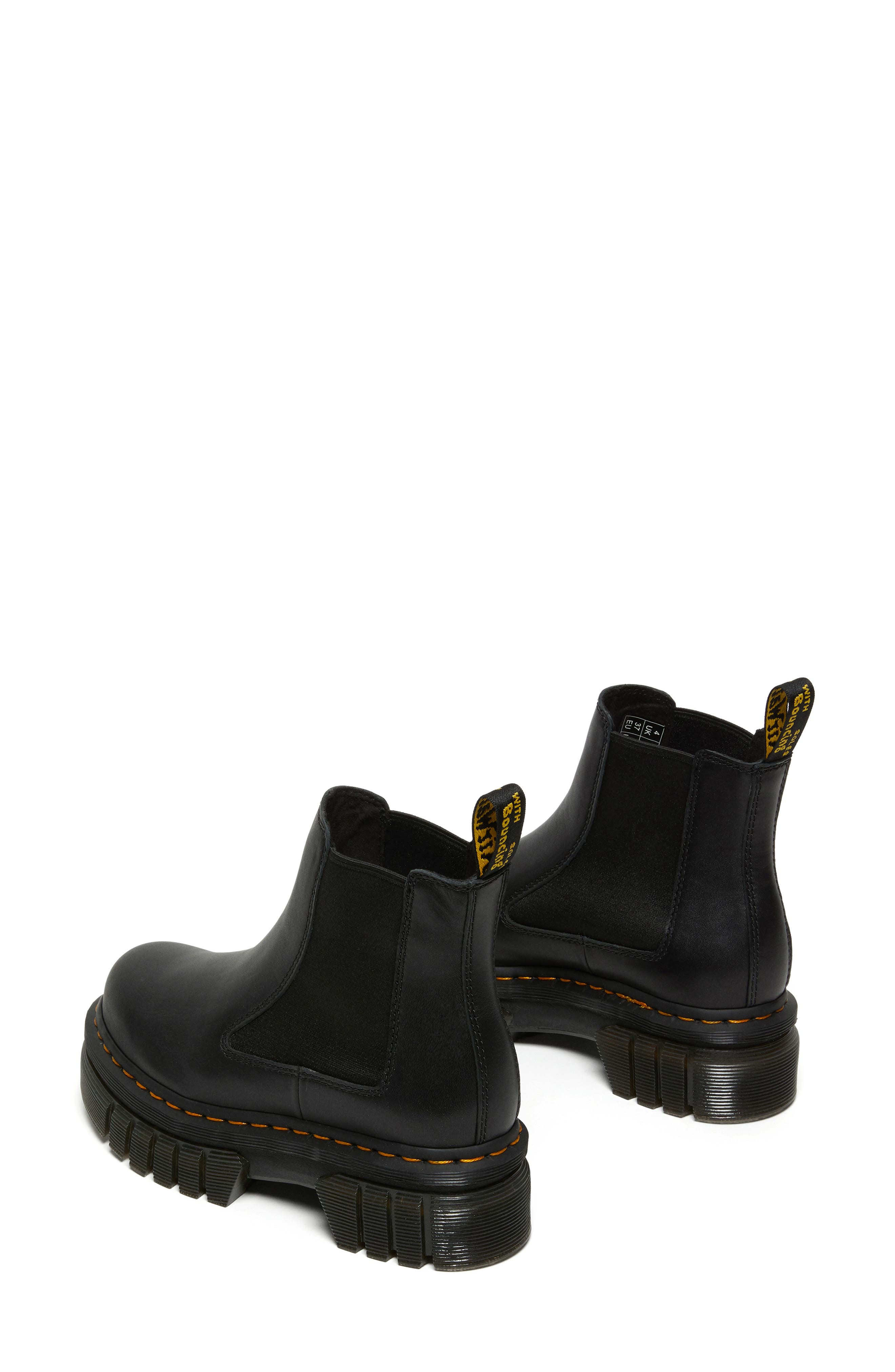 Audrick Platform Chelsea Boot, Alternate, color, BLACK
