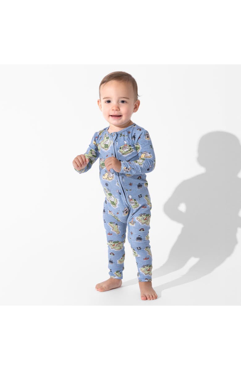 Bellabu Bear Baby Pirate Cove Convertible Footie, Alternate, color, Pirate Cove