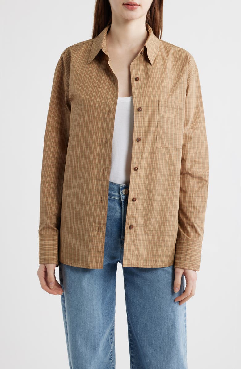 rag & bone Connie Plaid Button-Up Shirt, Main, color,
