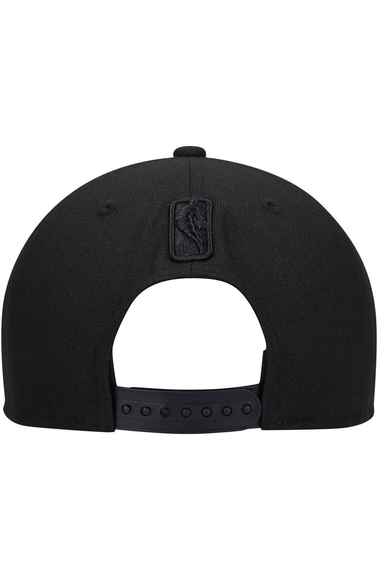 New Era Men's New Era Washington Wizards Black On Black 9FIFTY Snapback Hat, Alternate, color,