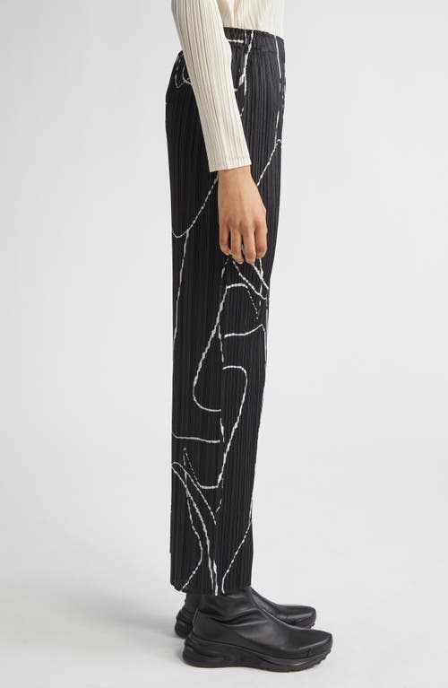 Issey Miyake Pleats Please  Pause Pleated Pants In Black