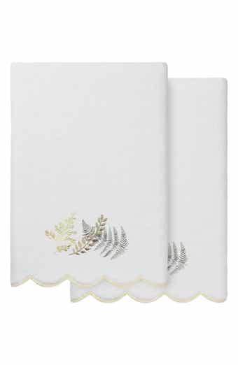 Fern Toss Scallop Pack of 2 Bath Towels