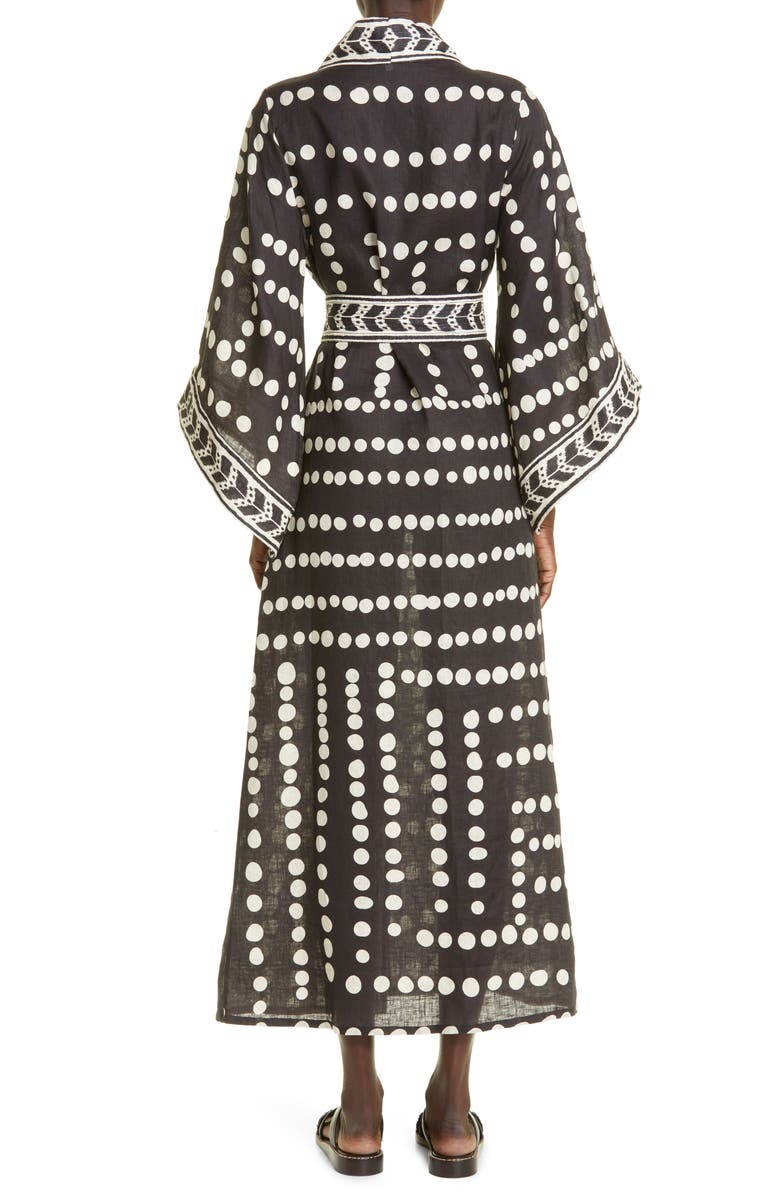 Johanna Ortiz Kuba Bamala Linen Cover-Up Robe, Alternate, color, 