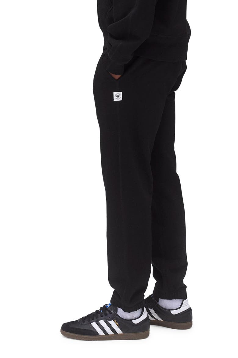 Midweight Terry Standard Sweatpants, Alternate, color, BLACK