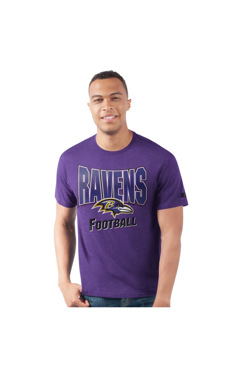 STARTER Men's Starter Purple Baltimore Ravens Prime Time T-Shirt, Alternate, color, Purple