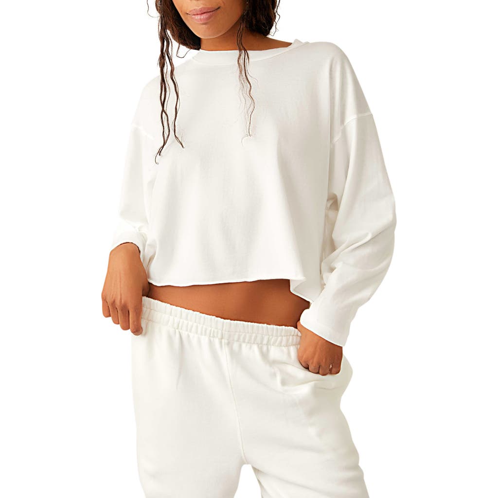 Free People Cotton Inspire Layer Top In White