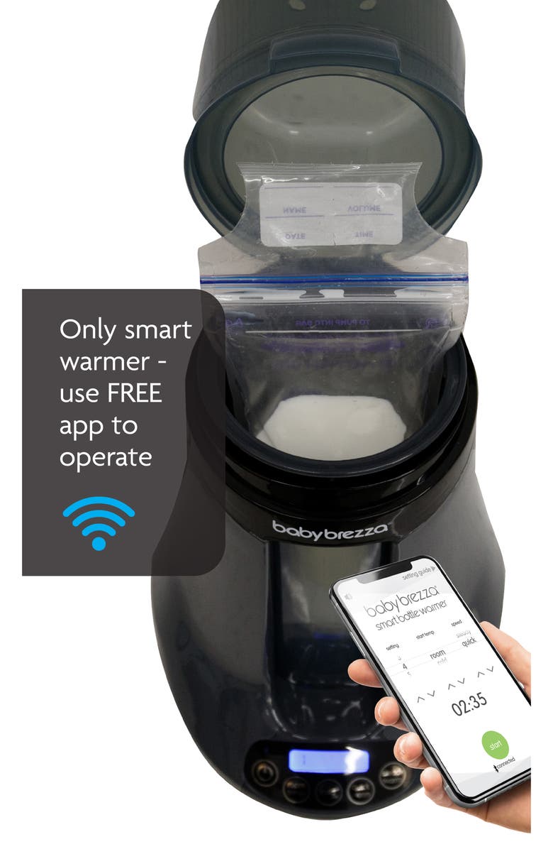 BABY BREZZA Smart Bottle & Breastmilk Warmer, Alternate, color, Charcoal