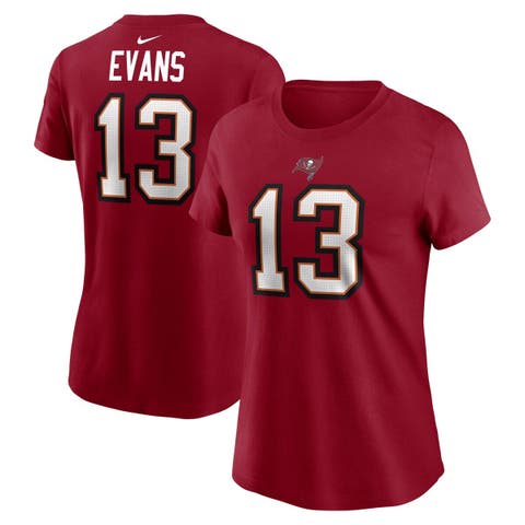 Women's Nike Mike Evans Red Tampa Bay Buccaneers Player Name & Number T-Shirt