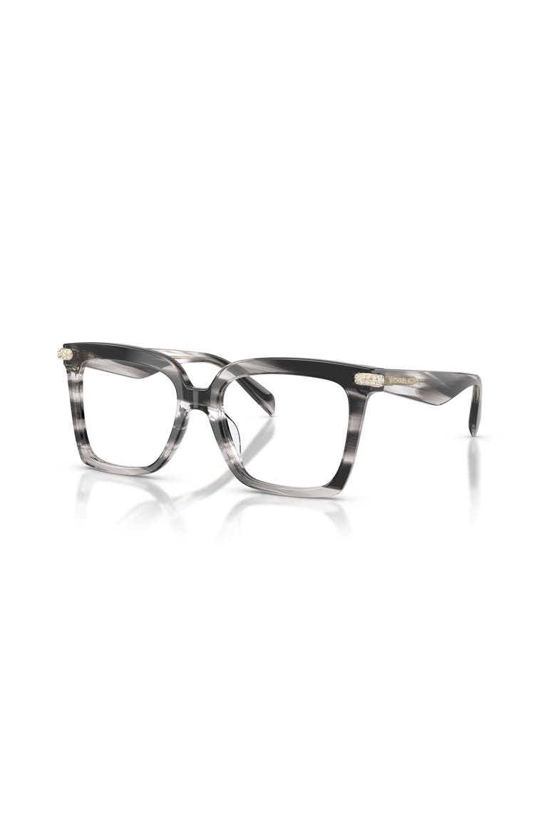53mm Square optical glasses, Main, color, Black