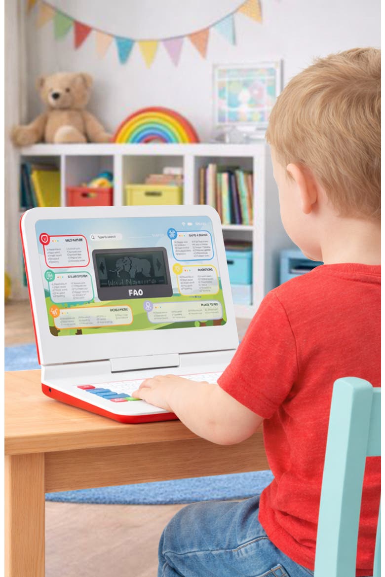 Teach & Talk Exploration Laptop, Alternate, color, RED