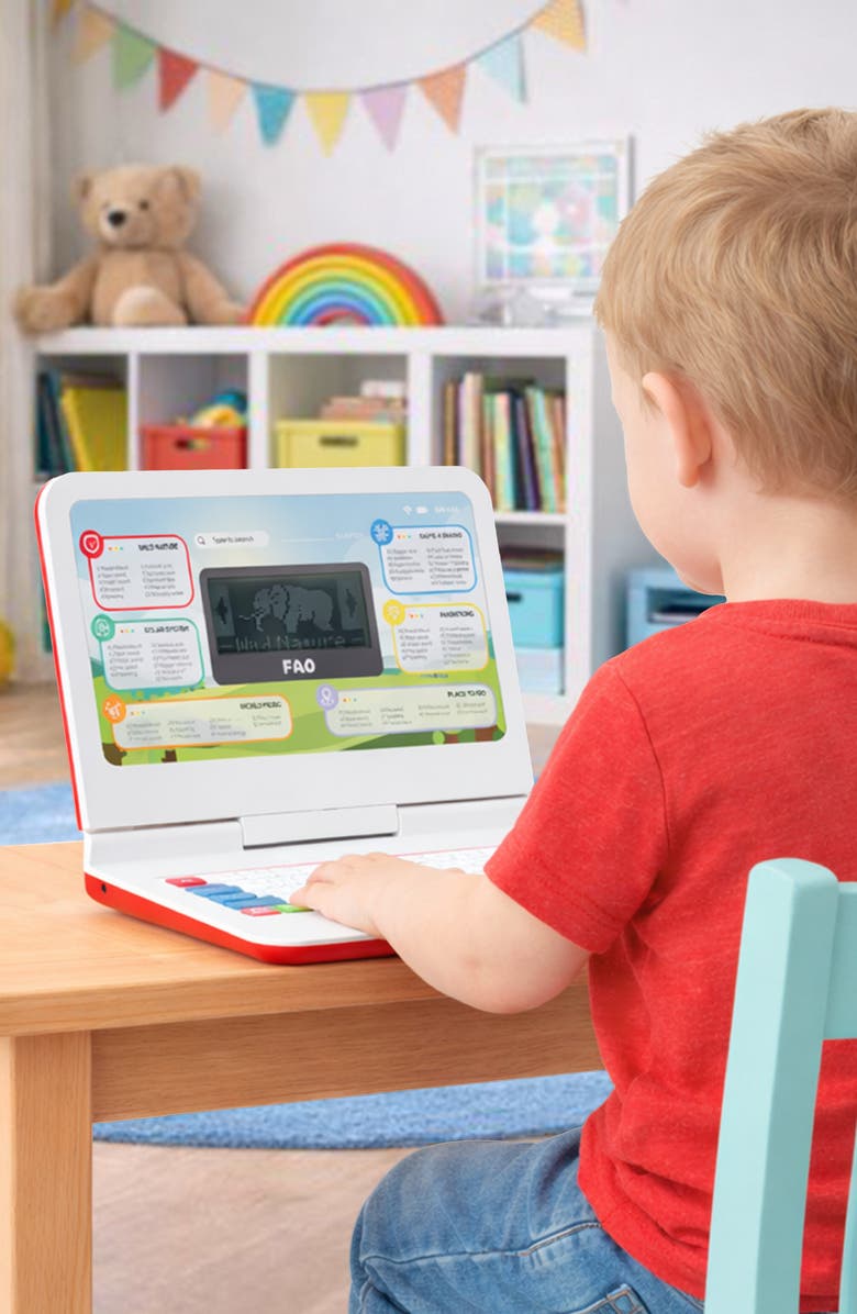 FAO Schwarz Teach & Talk Exploration Laptop, Alternate, color, Red