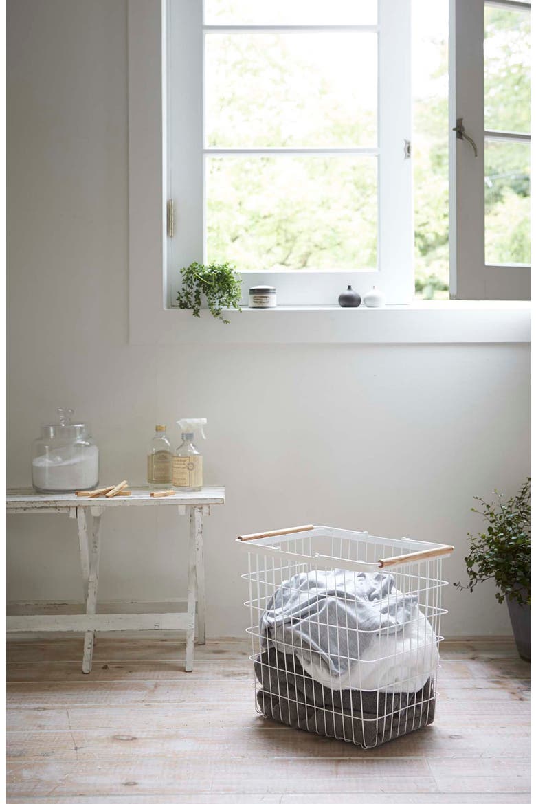 Tosca Laundry Basket, Alternate, color, WHITE LARGE