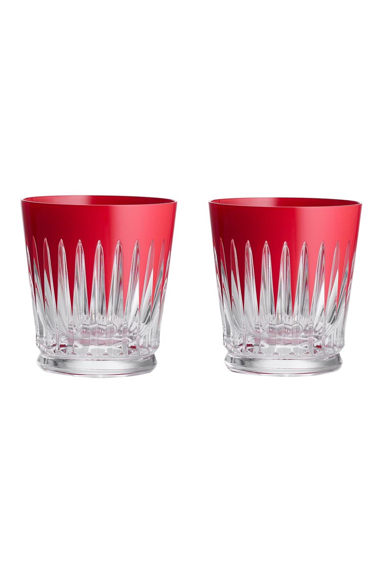 New Year Firework Set of 2 Tumblers, Main, color, RED