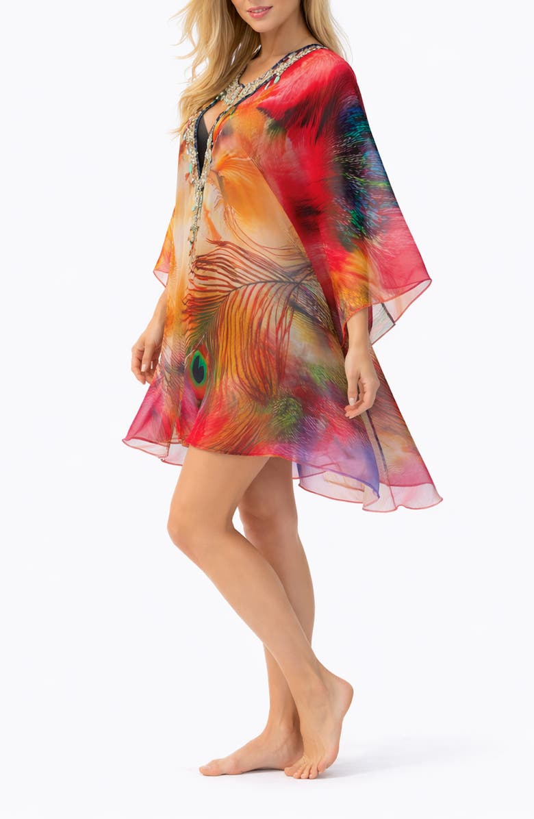 RANEES Flowy Duster, Alternate, color, Rust