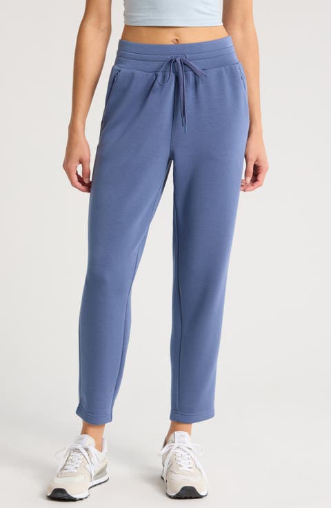 Soft Scuba Knit Liftoff Drawstring Ankle Pants