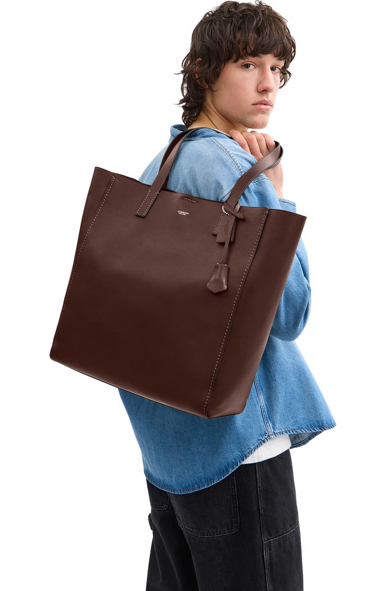 COACH Broadway Tote Bag, Alternate, color, Maple
