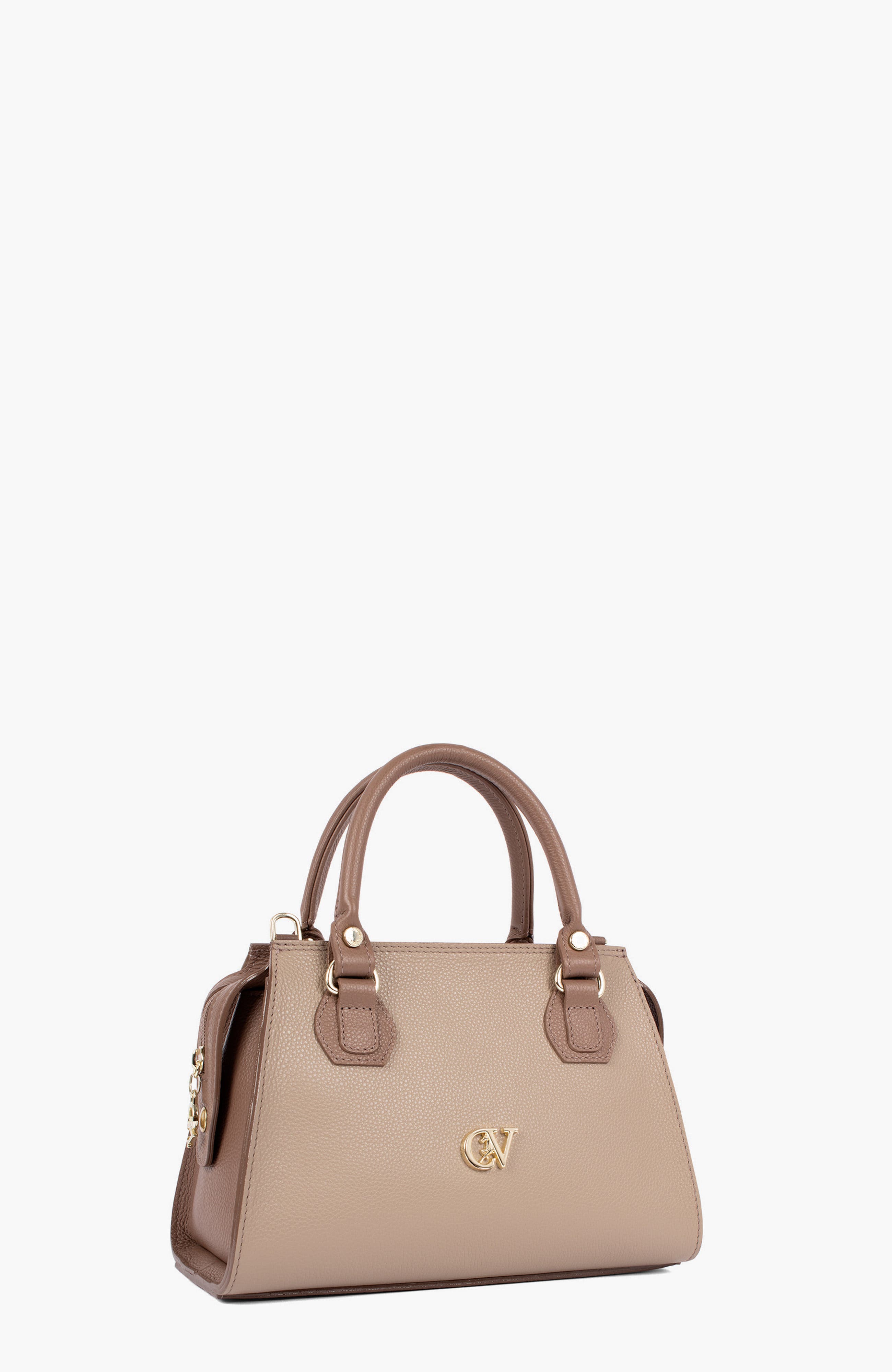 Signature CV By Cavalinho Leather Handbag 602, Alternate, color, Sand / Beige