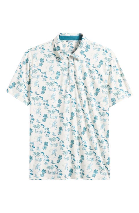 Havana Floral Performance Golf Polo