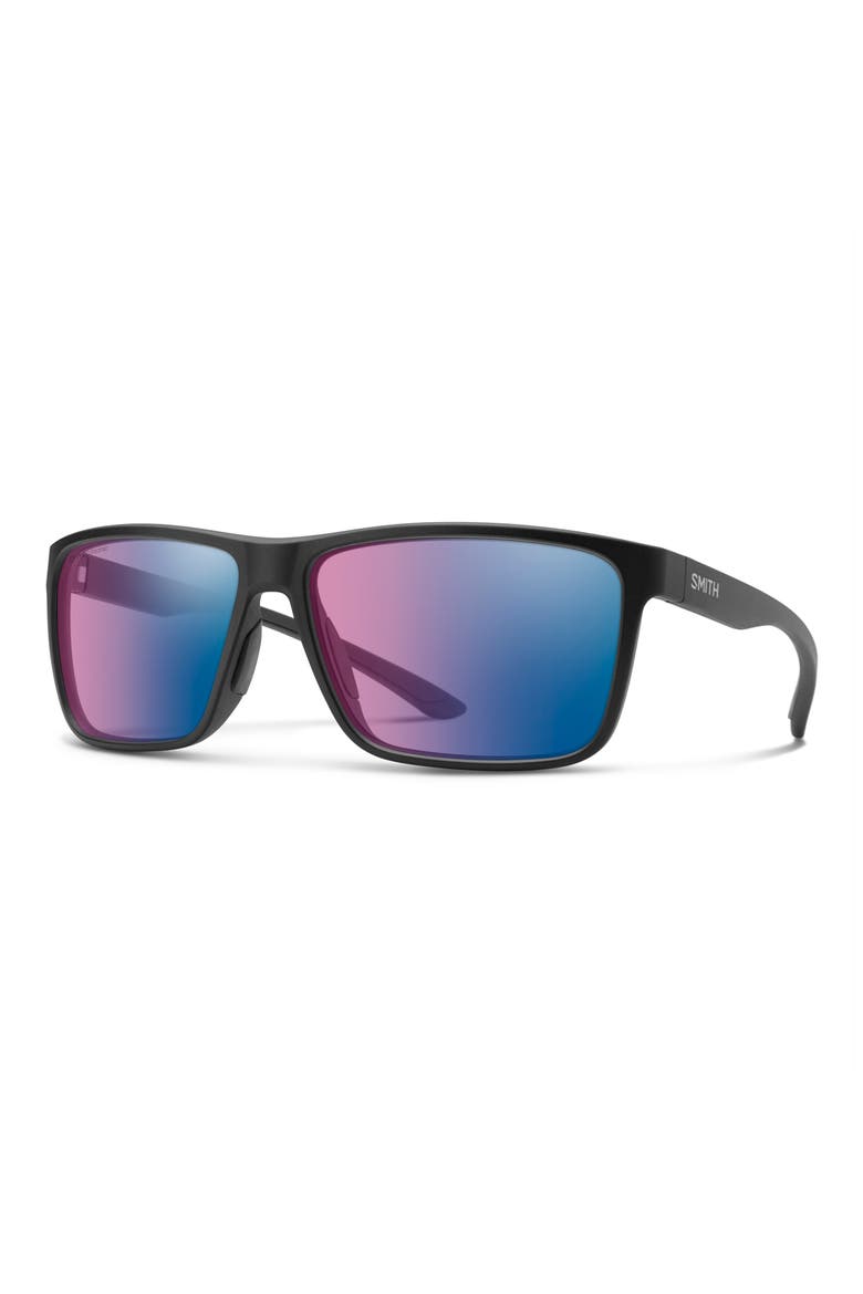 Riptide 61mm Sunglasses, Alternate, color, BLACK / ROSE BLUE