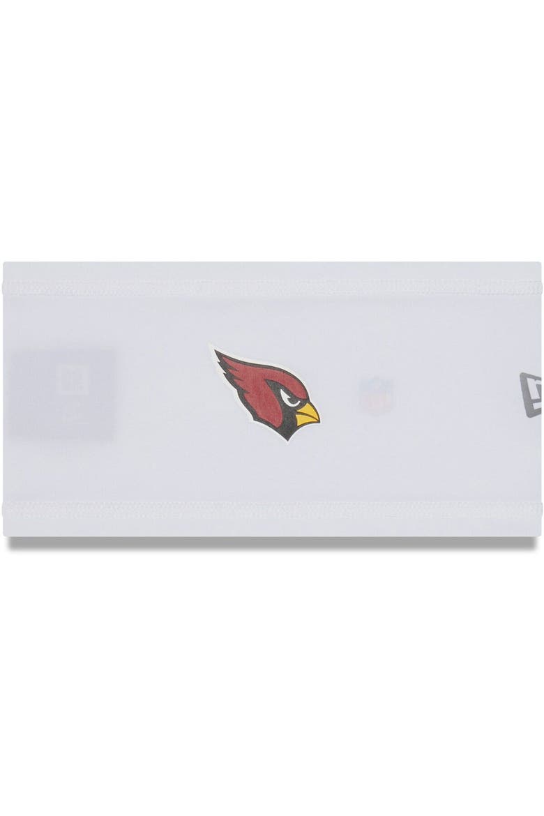 White Arizona Cardinals COOLERA Official Training Camp Headband, Main, color, White