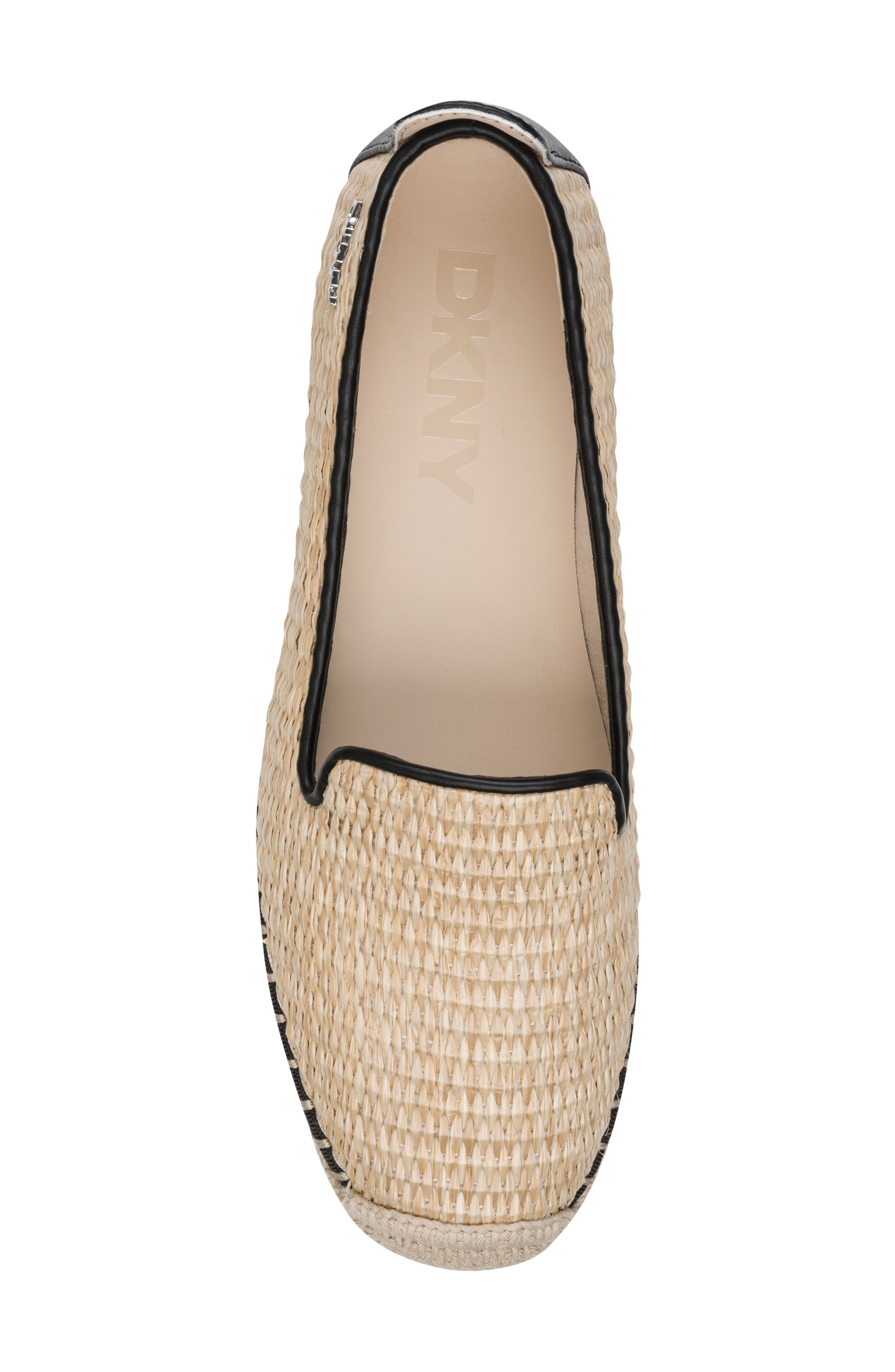 Mallandra Platform Espadrille Flat, Alternate, color, NATURAL/ BLACK