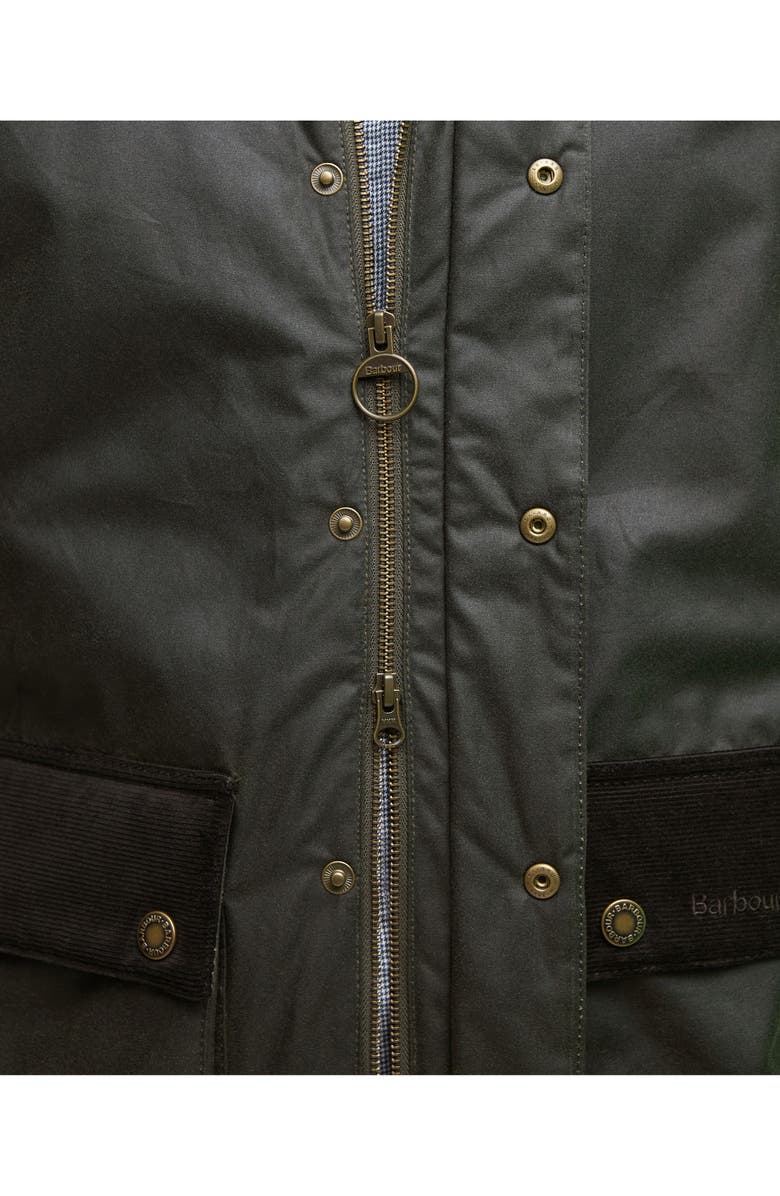 Barbour Cordhill Waxed Cotton Jacket, Alternate, color, Archive Olive