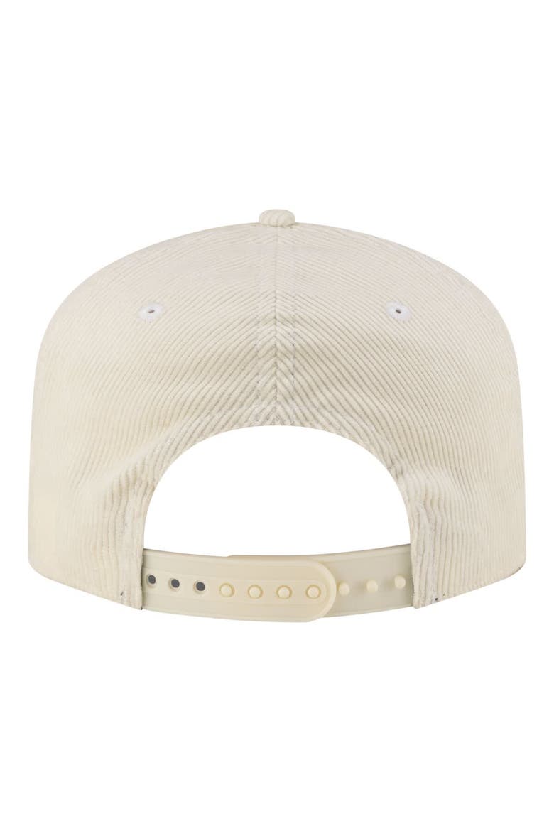 Men's New Era  White Boston Celtics 19TWENTY 80s Chrome Corduroy Adjustable Hat, Alternate, color, White
