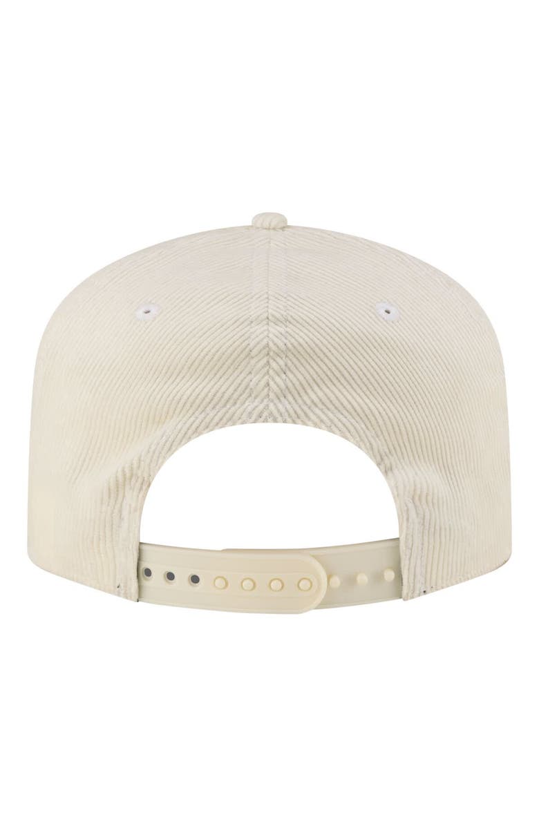New Era Men's New Era  White Minnesota Timberwolves 19TWENTY 80s Chrome Corduroy Adjustable Hat, Alternate, color, White