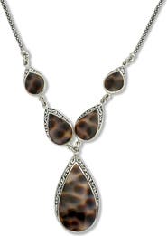 SAMUEL B. Sterling Silver Cowrie Shell Y-Necklace