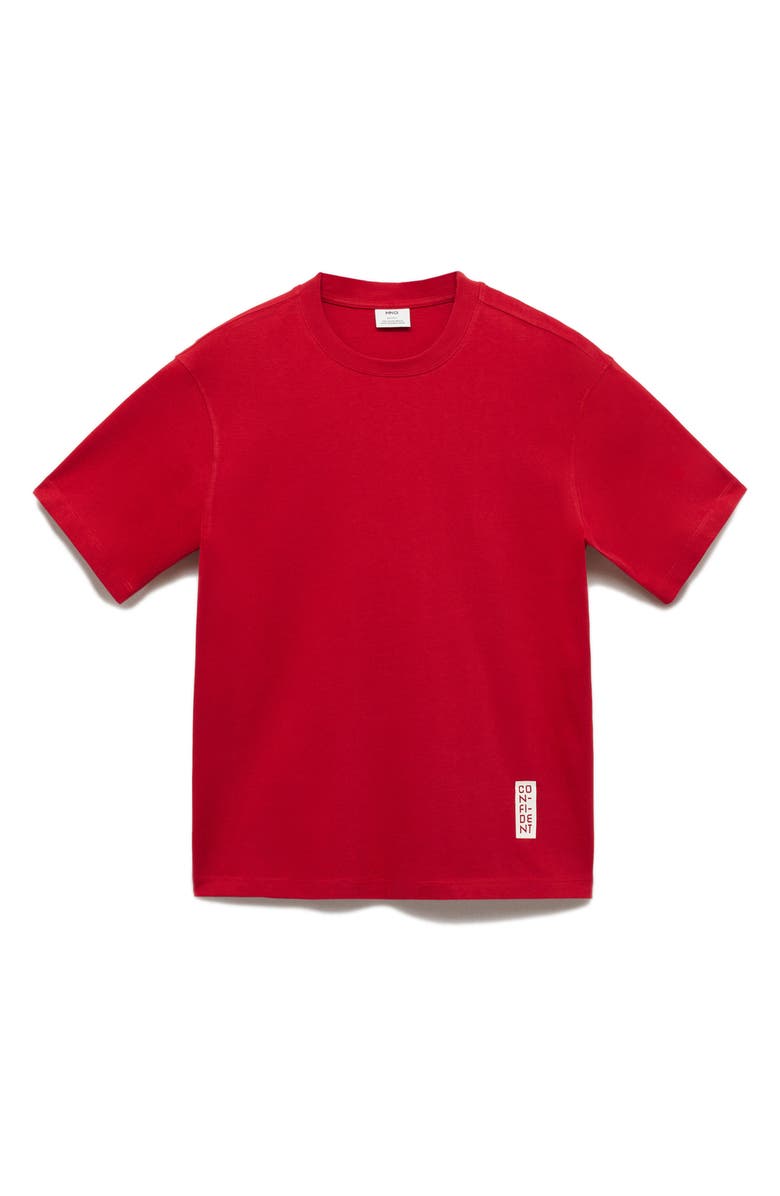 MANGO Boxy Cotton Graphic T-Shirt, Alternate, color, 